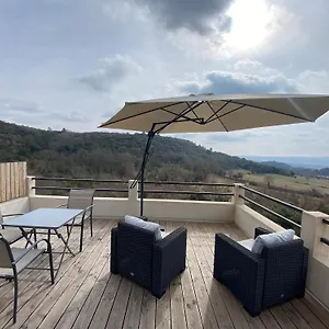 Au Calme, Grande Terrasse Avec Vue Vallee Appartement